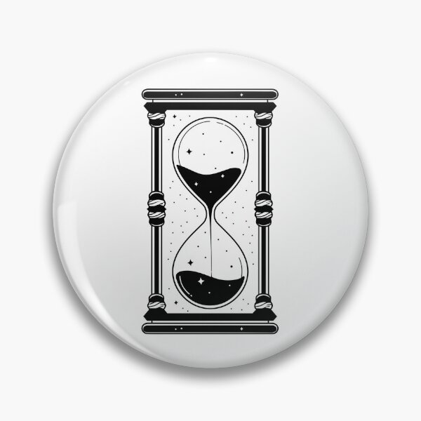 Item preview, Hourglass Celestial Minimalist - Sand Clock black and white - Sandglass designed and sold by Tomioka-Art.