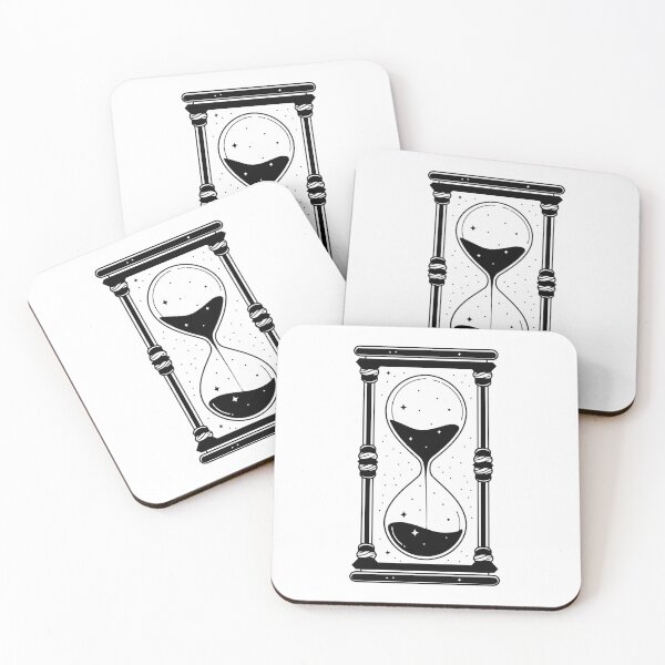 Item preview, Hourglass Celestial Minimalist - Sand Clock black and white - Sandglass designed and sold by Tomioka-Art.