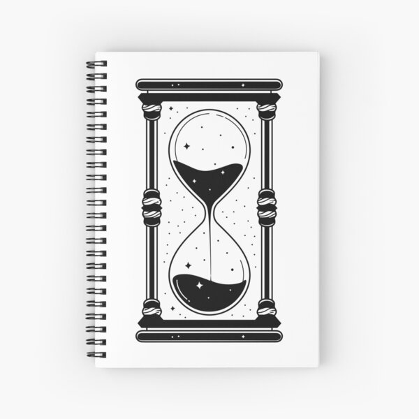 Item preview, Hourglass Celestial Minimalist - Sand Clock black and white - Sandglass designed and sold by Tomioka-Art.