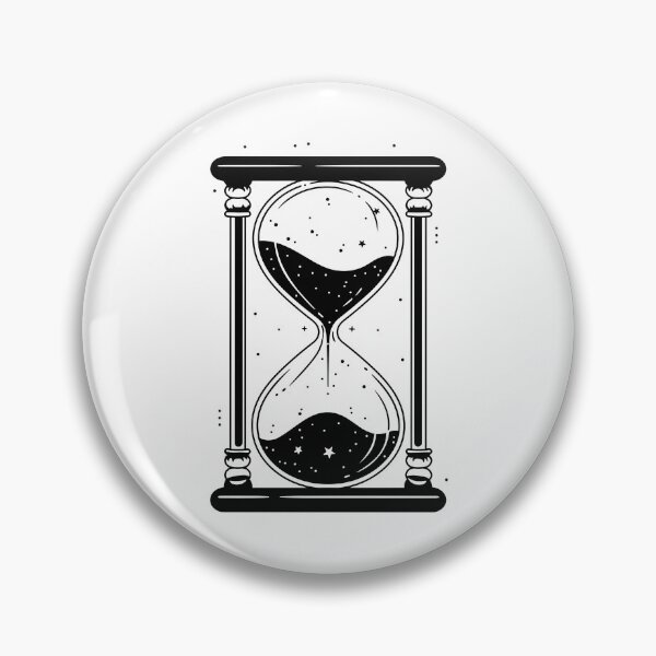 Item preview, Hourglass Celestial Minimalist - Sand Clock black and white - Sandglass designed and sold by Tomioka-Art.