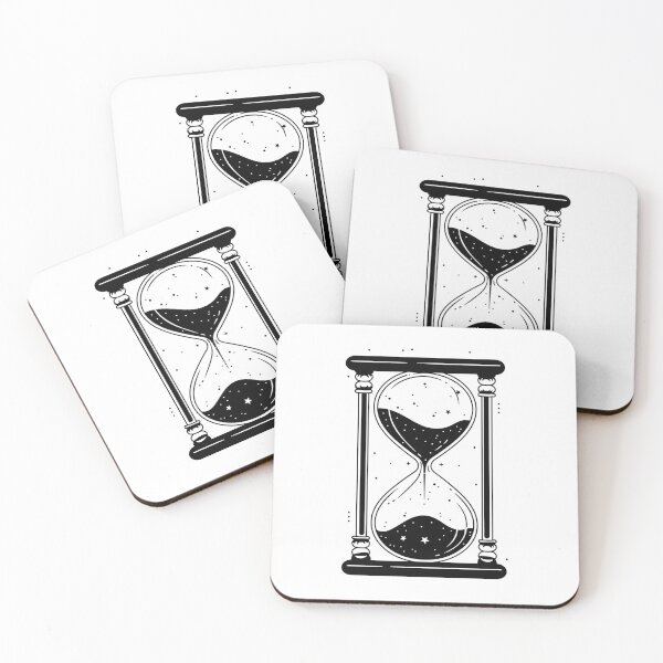 Item preview, Hourglass Celestial Minimalist - Sand Clock black and white - Sandglass designed and sold by Tomioka-Art.