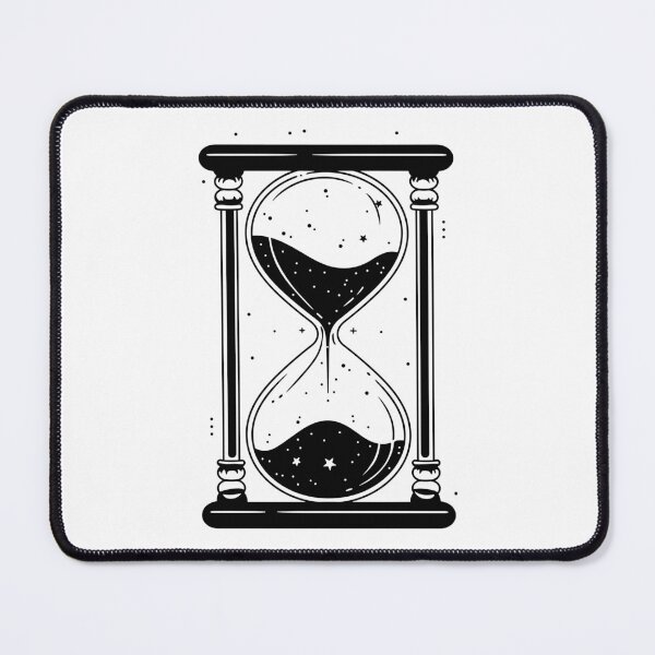 Item preview, Hourglass Celestial Minimalist - Sand Clock black and white - Sandglass designed and sold by Tomioka-Art.