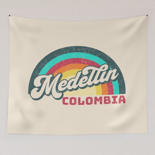 Item preview, Medellín Colombia Vintage Retro Latin America for Colombians, Colombians and lovers of that beautiful city designed and sold by SimpleCosyLifee.