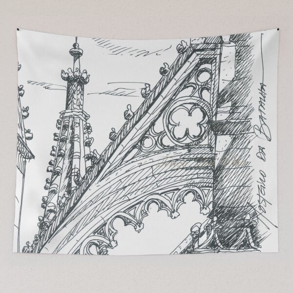 Item preview, flying buttress. arcobotante. mosteiro da batalha. designed and sold by Tereza Pilar  Art.