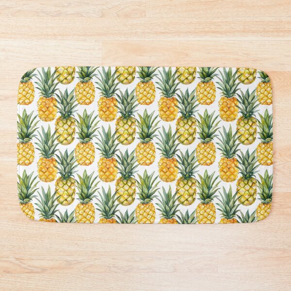 Item preview, Watercolor Pineapples on White  designed and sold by KSimpson838.