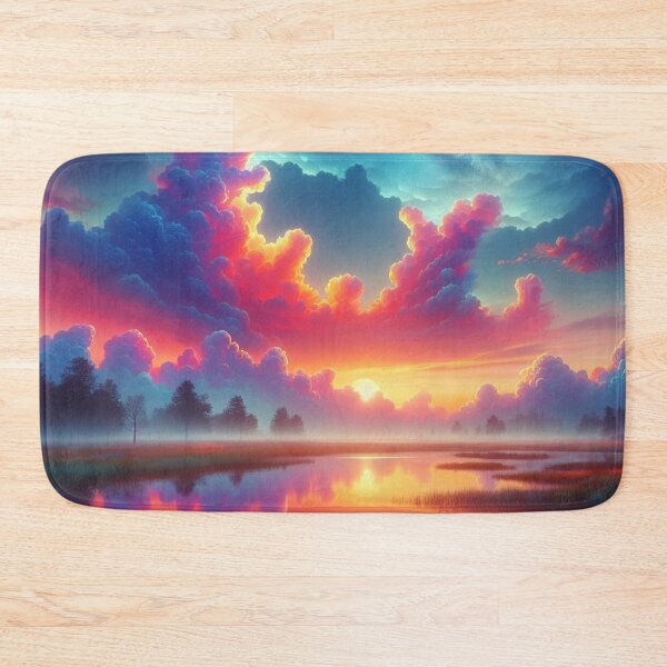 Item preview, Sun rising over a lake. designed and sold by Archsomnia.