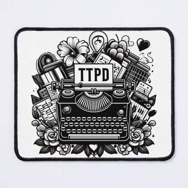 Item preview, TTPD Logo The Tortured Poets Department by Taylor Swift designed and sold by LEYLA Hunter.
