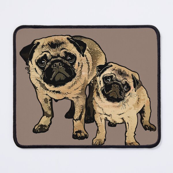 Item preview, Mom's Favorite Pug with Pug Puppy - Mother's Favorite Dog Gift designed and sold by Sick-4-Life.