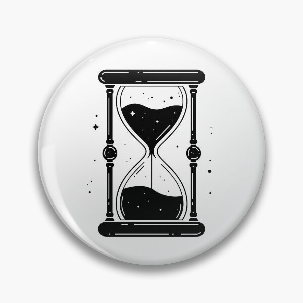 Item preview, Hourglass Celestial Minimalist - Sand Clock black and white - Sandglass designed and sold by Tomioka-Art.