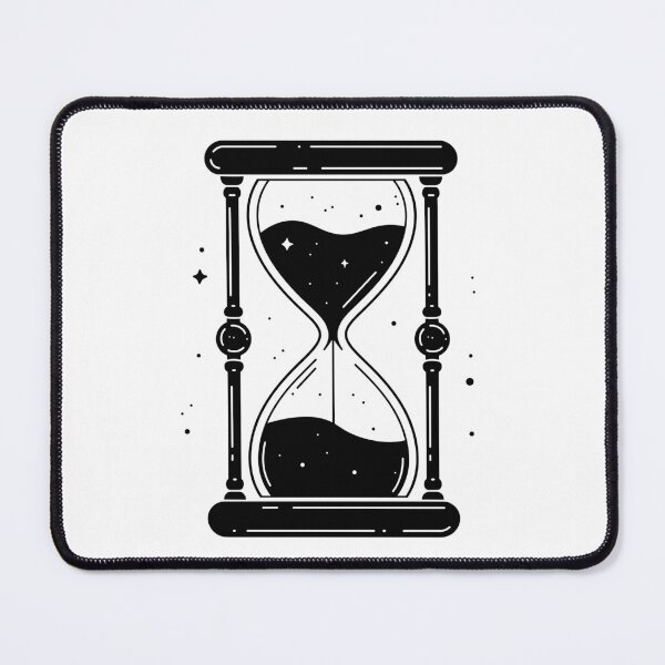 Item preview, Hourglass Celestial Minimalist - Sand Clock black and white - Sandglass designed and sold by Tomioka-Art.
