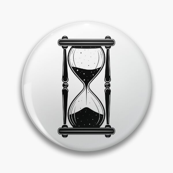 Item preview, Hourglass Celestial Minimalist - Sand Clock black and white - Sandglass designed and sold by Tomioka-Art.