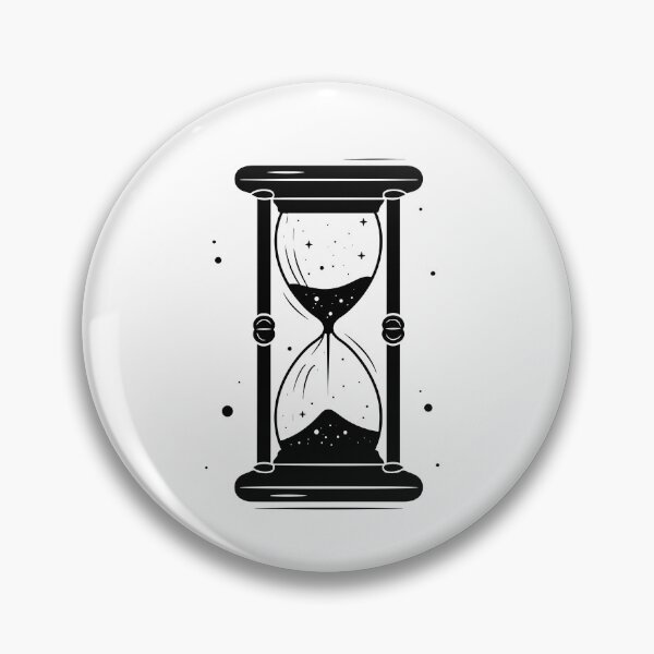 Item preview, Hourglass Celestial Minimalist - Sand Clock black and white - Sandglass designed and sold by Tomioka-Art.