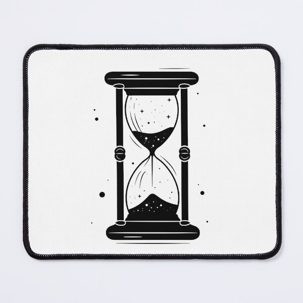 Item preview, Hourglass Celestial Minimalist - Sand Clock black and white - Sandglass designed and sold by Tomioka-Art.