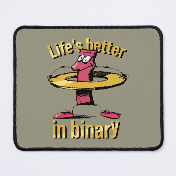 Item preview, Life's better in binary designed and sold by burbuja.
