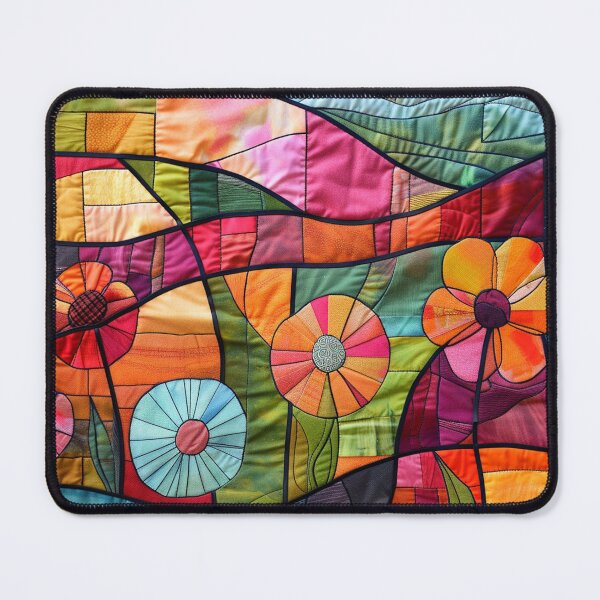 Item preview, Quilted Flower Garden Puzzle designed and sold by PMGDigital.