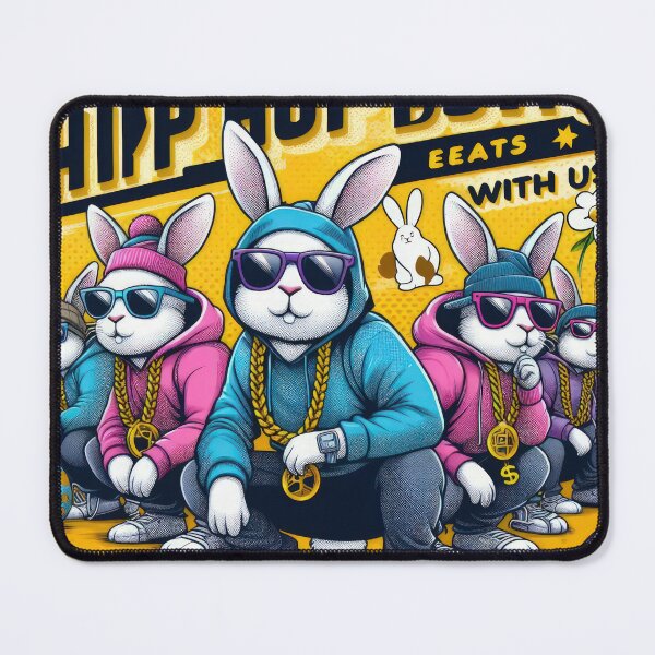 Item preview, hip-hop bunnies group Easter Funny animals designed and sold by Expressions-Sel.