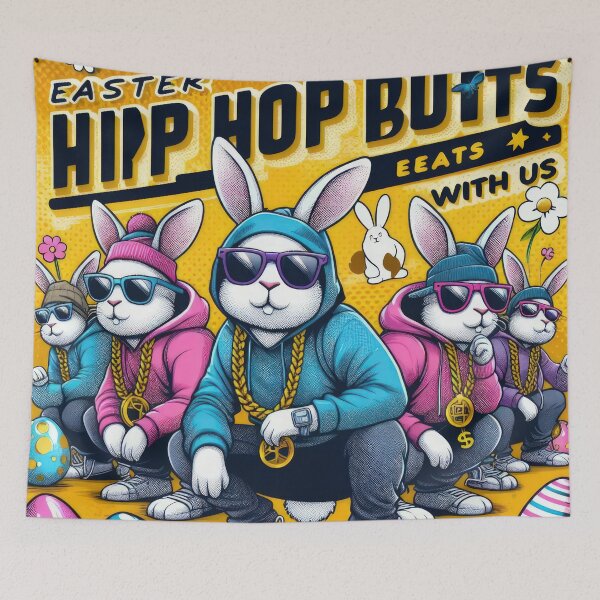 Item preview, hip-hop bunnies group Easter Funny animals designed and sold by Expressions-Sel.