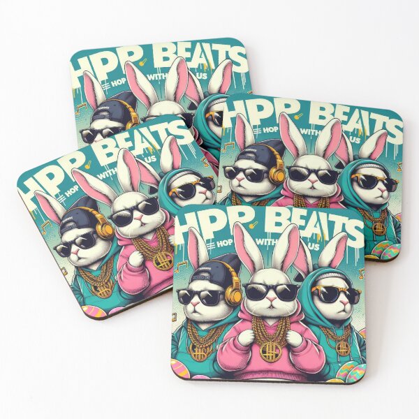 Item preview,  hip-hop bunnies Easter group Funny animals designed and sold by Expressions-Sel.