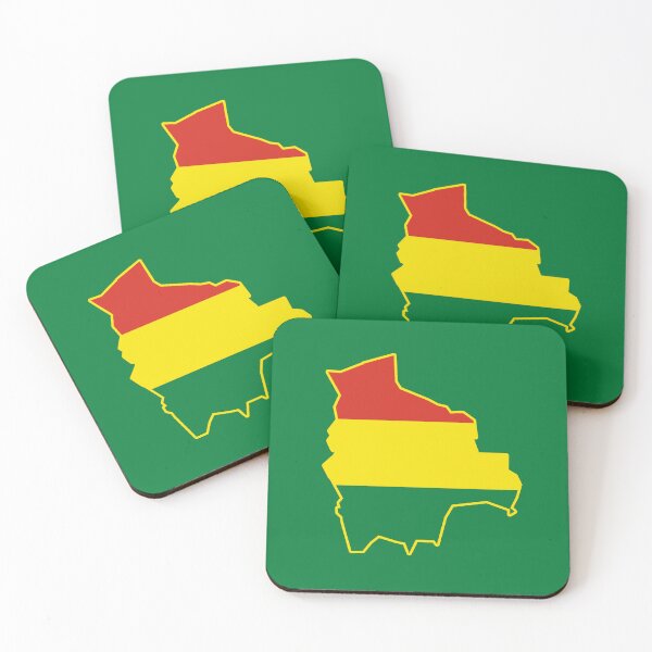 Item preview, Map with Flag of Bolivia designed and sold by Polux Design.
