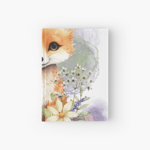 Item preview, Watercolor fox in a spring meadow designed and sold by A-G-G.