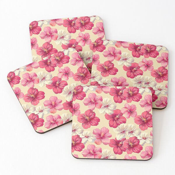 Item preview, Pinks and Cream Floral Print Pattern designed and sold by HollywoodInked.