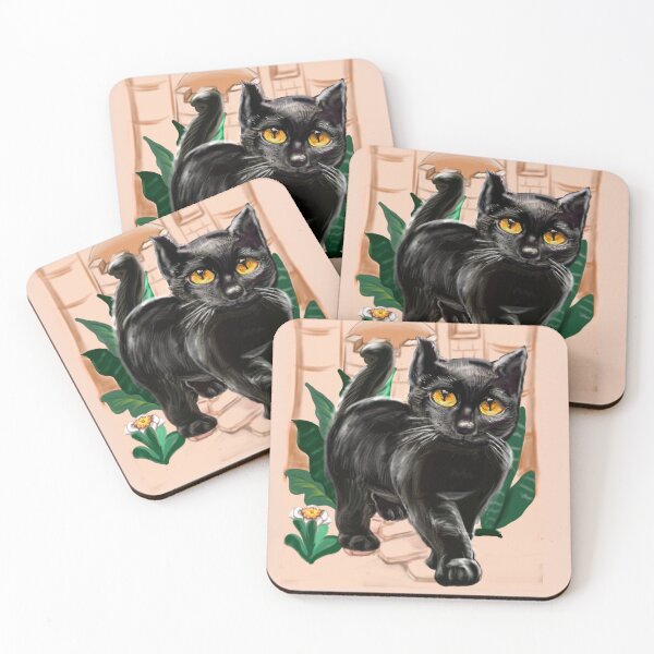 Item preview, Black cat themed gifts for women, men and children designed and sold by Artonmytee.
