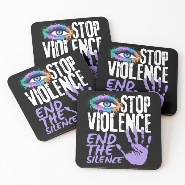 Item preview, Stop Violence End the Silence Women Men Wear Purple Support designed and sold by BunBuntheDog-.