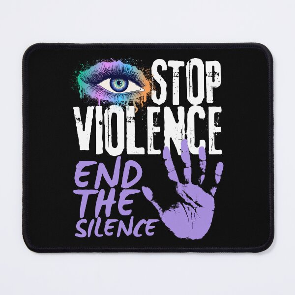 Item preview, Stop Violence End the Silence Women Men Wear Purple Support designed and sold by BunBuntheDog-.