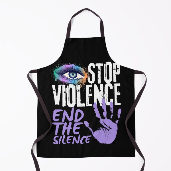 Item preview, Stop Violence End the Silence Women Men Wear Purple Support designed and sold by BunBuntheDog-.