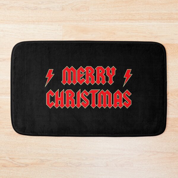 Artikelvorschau, Weihnachtskarte im AC/DC-Stil entworfen und verkauft von Rodney's Marketplace.