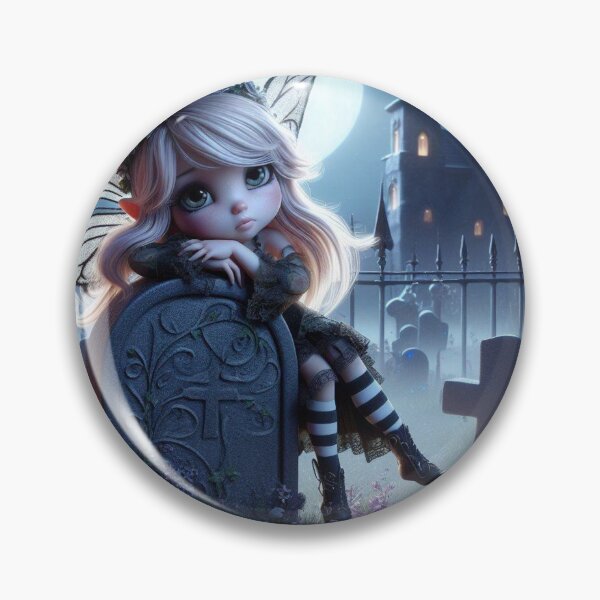 Aperçu de l'œuvre a cute animated gothic fairy resting on a gravestone 7 créée et vendue par NightmareDream.