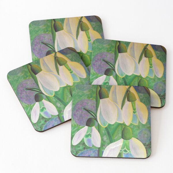 Item preview, Snowdrops in Space Painting designed and sold by Julia Doria.