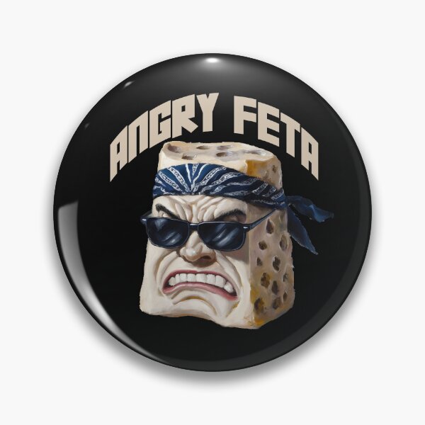 Item preview, Feta Cheese Angry Feta Funny  For Cheese Lovers designed and sold by LoomINKverse.