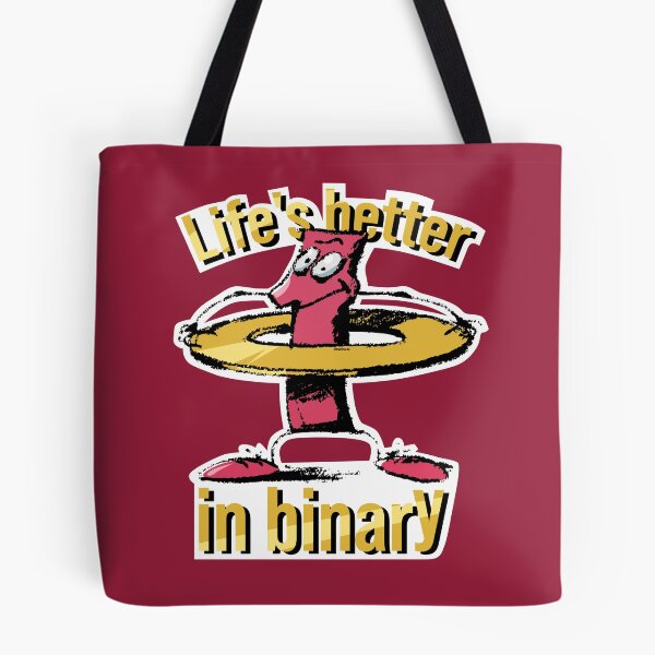 Item preview, Life's better in binary designed and sold by burbuja.
