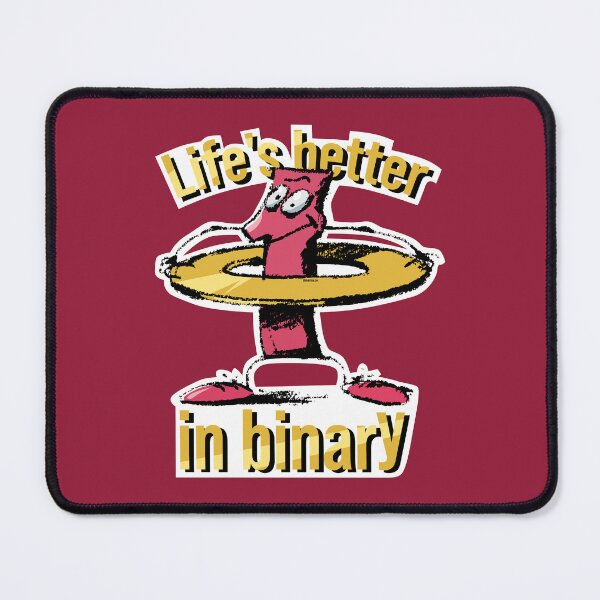 Item preview, Life's better in binary designed and sold by burbuja.