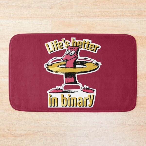 Item preview, Life's better in binary designed and sold by burbuja.