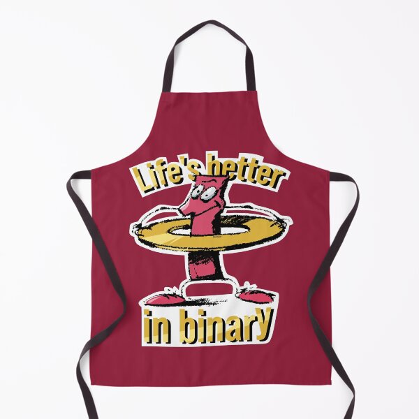 Item preview, Life's better in binary designed and sold by burbuja.