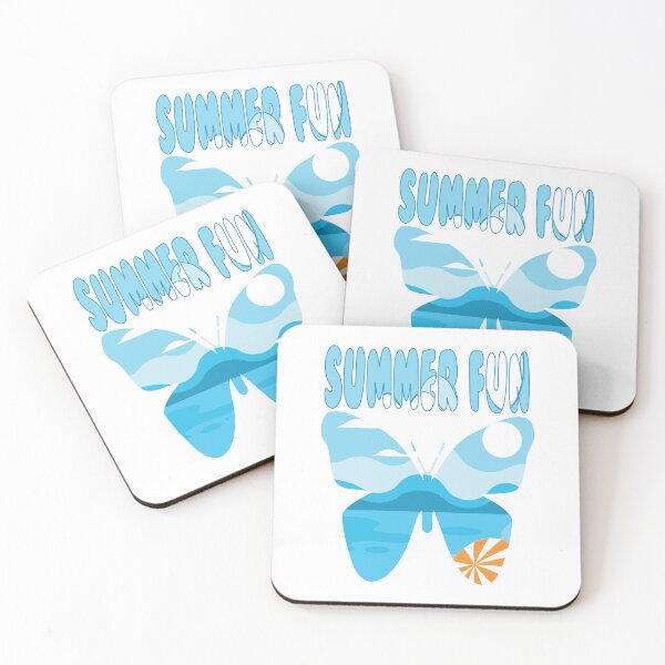 Item preview, Sky Blue Summer Butterfly Scene art  designed and sold by TerScott.