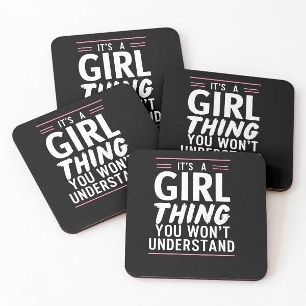 Item preview, It`s A  Girl Thing You Won`t Understand Retro Typographic Design designed and sold by Raise2Shine.