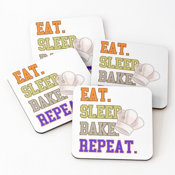 Item preview, Eat Sleep Bake Repeat T-shirt designed and sold by KreativKulture.