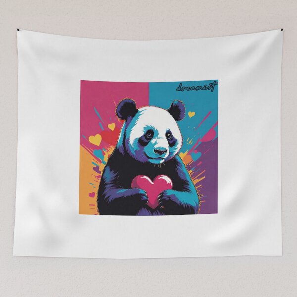 Item preview, Panda hold a Heart  designed and sold by DreamistStore.