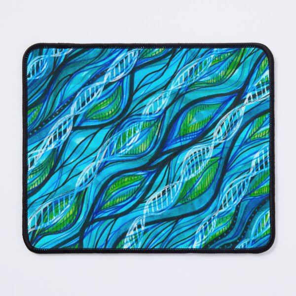 Item preview, Blue Deoxyribonucleic Flow designed and sold by artofkathleen.