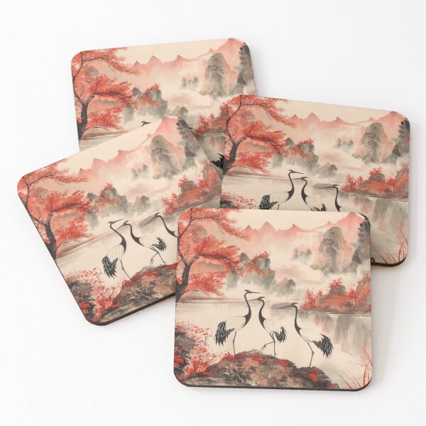 Item preview, Harmony of Cranes designed and sold by Jozefin's Studio.