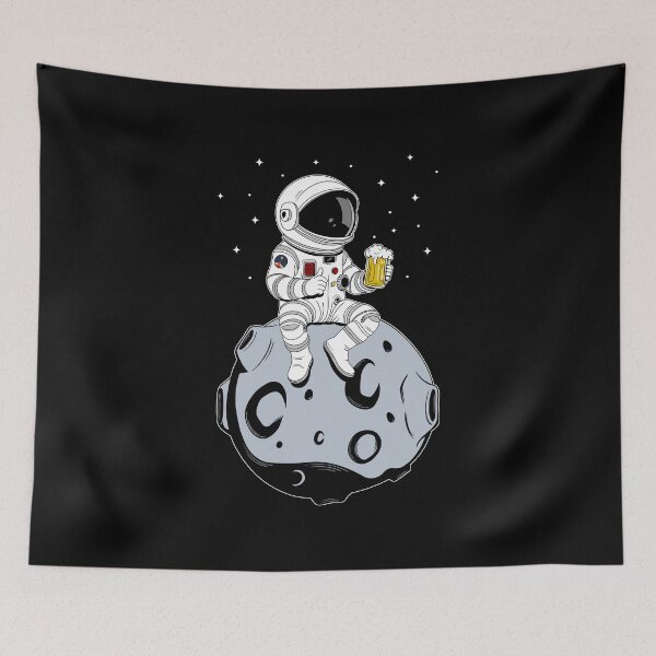 Item preview, Beer Me to the Moon designed and sold by MalakianArt.