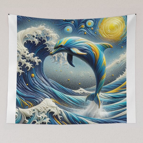 Item preview, Delfin Style of Vincent van Gogh, designed and sold by Suzana Djordjevic.