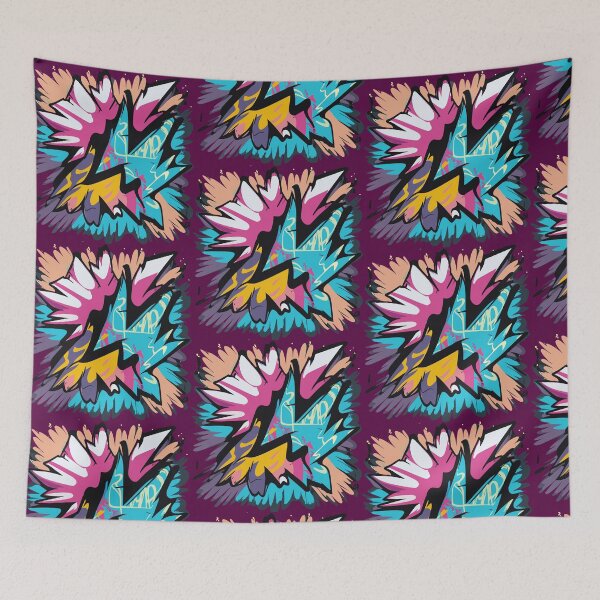 Item preview, vibrant street graffiti, designed and sold by ericrautenbach.