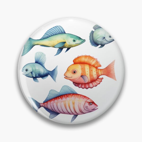 Item preview, Several cute fish designed and sold by LianeLamoglia.