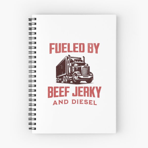 Item preview, Fueled By Beef Jerky And Diesel Trucker Birthday designed and sold by DomTeesHaven.