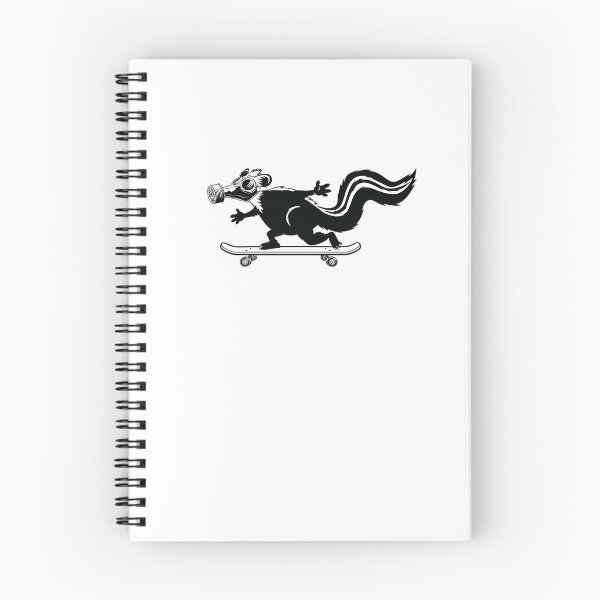 Item preview, Skate Skunk for dark background designed and sold by SeeMac.