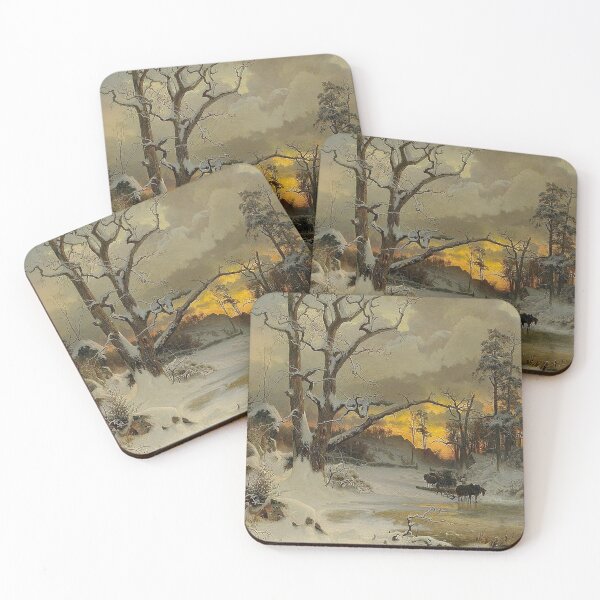 Item preview, Winter Landscape with Horse designed and sold by tomorrowsart.